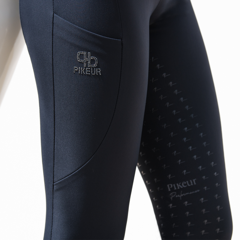 Pikeur Tiffni Ladies Full Grip Riding Tights - Night Blue-3